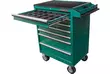 Тележка инструментальная Jonnesway C-7DW1179V 7-ми полочная, с инструментом в ложементах, 179 предметов 46670 046670 - Строительное оборудование