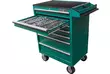 Тележка инструментальная Jonnesway C-7DW1179V 7-ми полочная, с инструментом в ложементах, 179 предметов 46670 046670 - Строительное оборудование